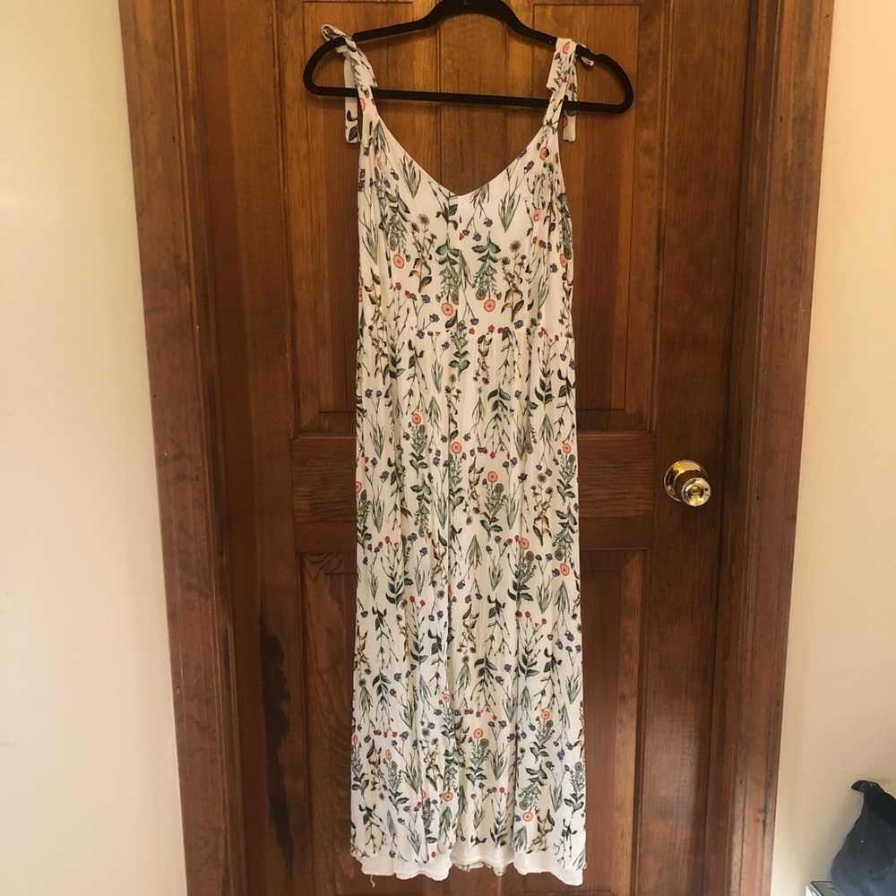 Tabitha Webb Botanical Maxi Dress L